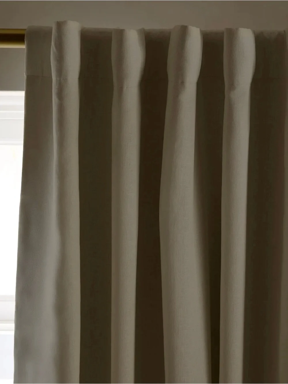 NWOT Quince 48x96 in Ivory Linen Blackout Drapery Panel - Each Panel Retail $102